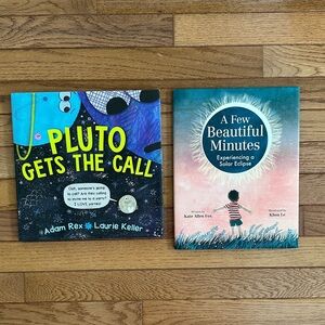 🪐NEW Children's Books Pluto Gets the Call & A Few Beautiful Minutes space bundle